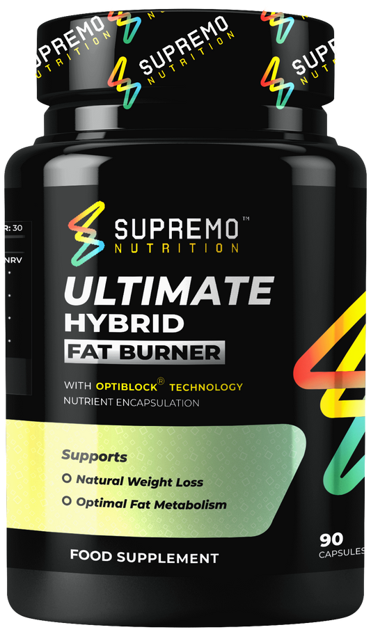 Ultimate Hybrid Fat Burner, Supports Natural Weight Loss, Supports Optimal Fat Metabolism, 90 Capsules