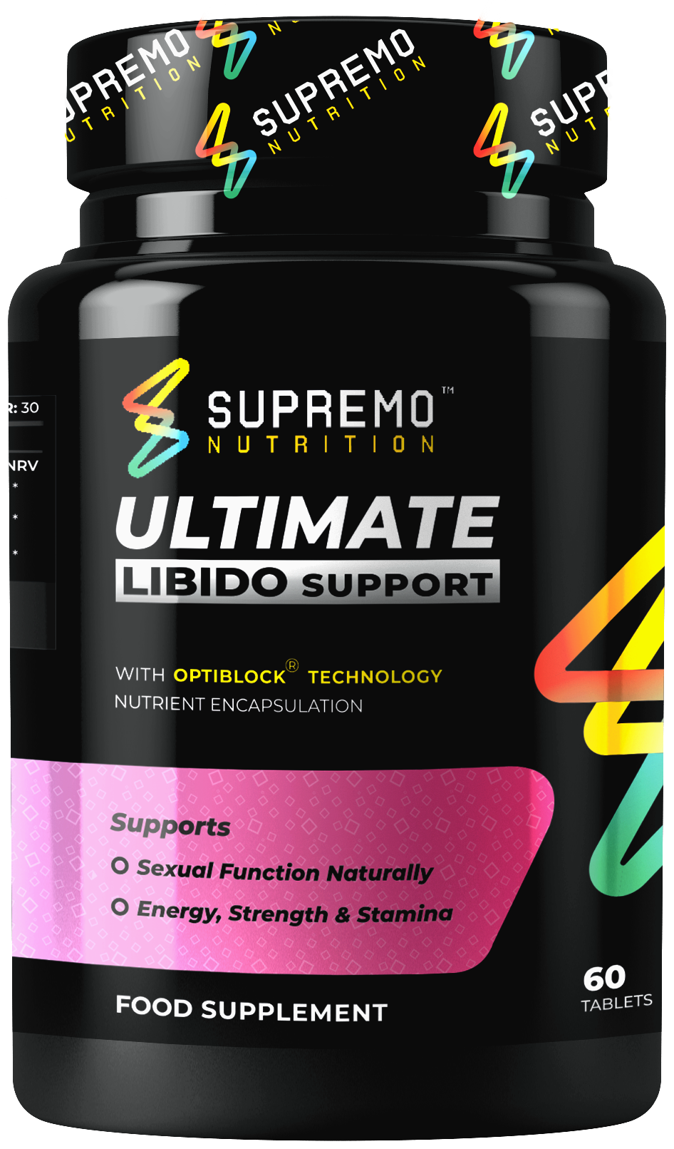 Ultimate Libido Support, Supports Sexual Function Naturally, Supports Energy, Strength & Stamina, 60 Tablets