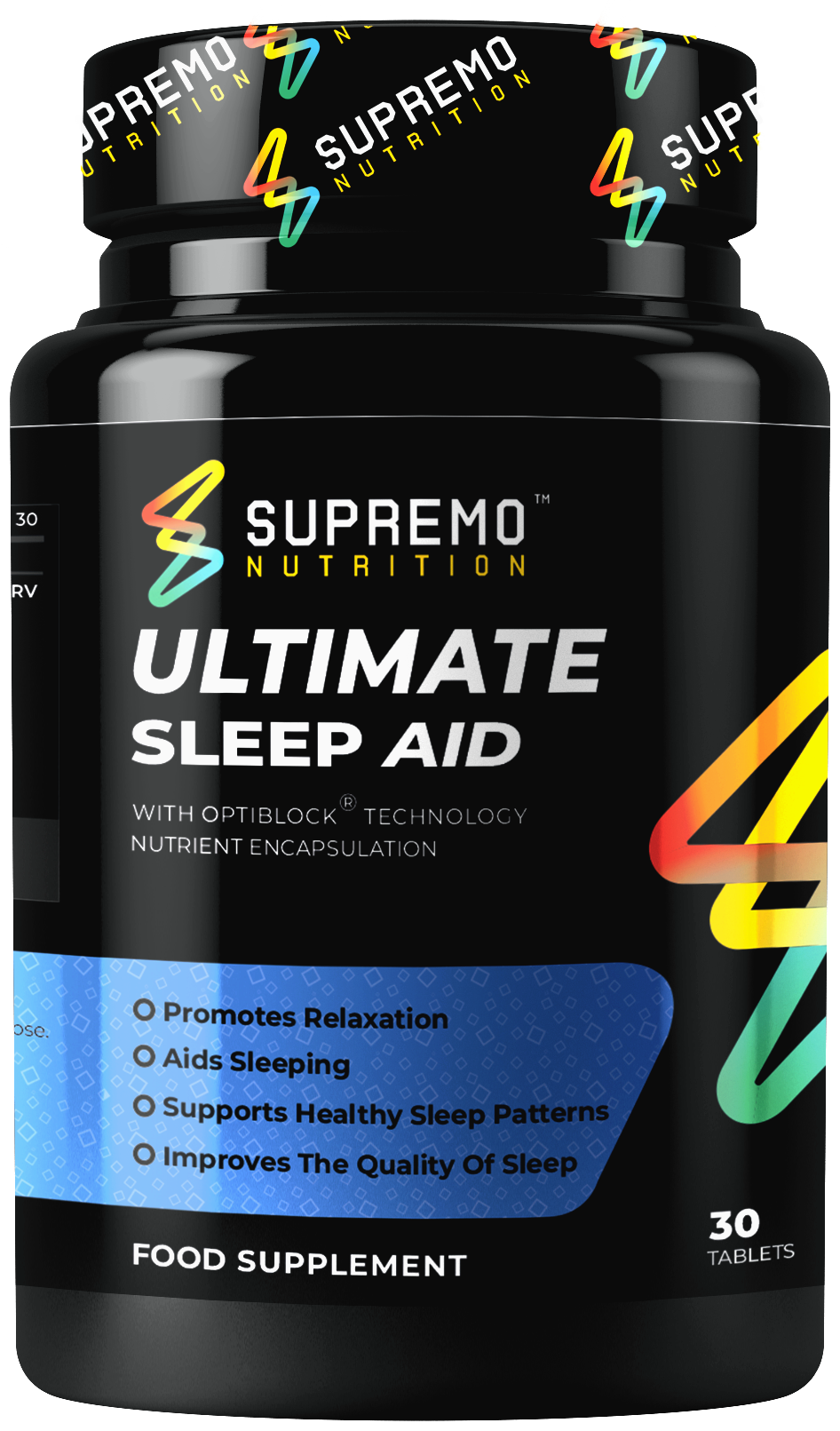 Ultimate Sleep Aid, Promotes Relaxation, Aids Sleeping, Supports Healthy Sleep Patterns, Improves The Quality Of Sleep, 30 Tablets