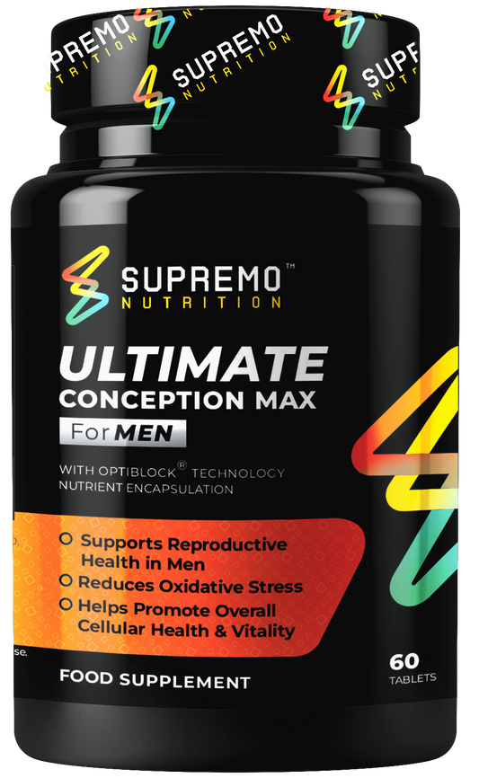 Ultimate Conception Max for Men, Supports Reproductive Health in Men, Non GMO, Vegan, 60 Tablets