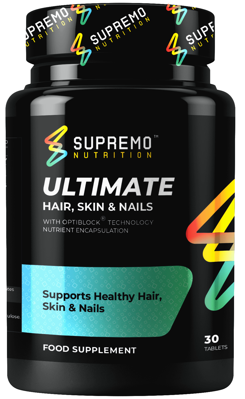 Ultimate Hair, Skin & Nails, Supports Healthy Hair, Skin, and Nails, Non GMO, Vegan, 30 Tablets