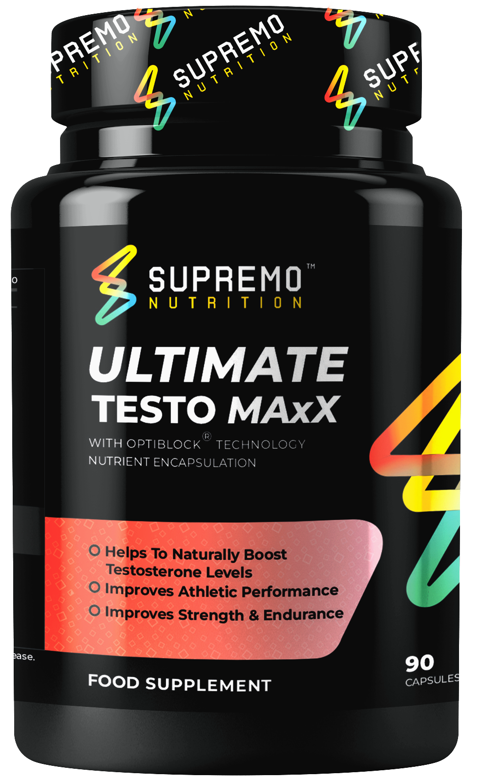 Ultimate TestoMaxX, Helps To Naturally Boost Testosterone Levels, Non GMO, Natural, 90 Capsules