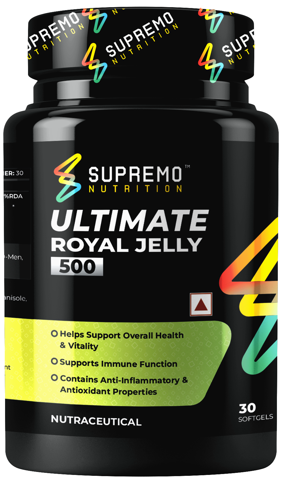 Ultimate Royal Jelly, Helps to Support Overall Health & Vitality, Supports Immune Function, Contains Anti-Inflamatory & Antioxident Properties, 30 Softgels