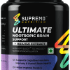 Nootropic Brain Support with Brahmi Extract, Supports Cognitive Function, Memory & Overall Brain Health, Helps Improve Focus & Mental Clarity, 30 Tablets