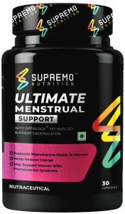 Ultimate Menstrual Support, May Help Support Women with Premenstrual Syndrome, Non GMO, Vegan, Natural, 30 Capsules