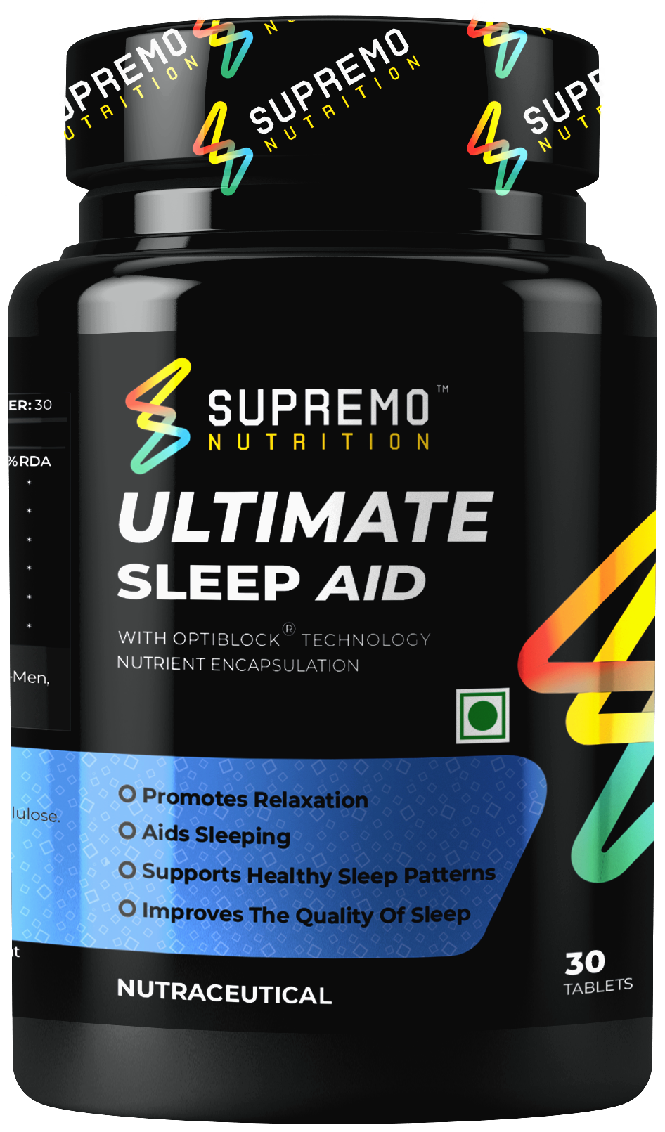 Ultimate Sleep Aid, Promotes Relaxation, Aids Sleeping, Supports Healthy Sleep Patterns, Improves The Quality Of Sleep, 30 Tablets