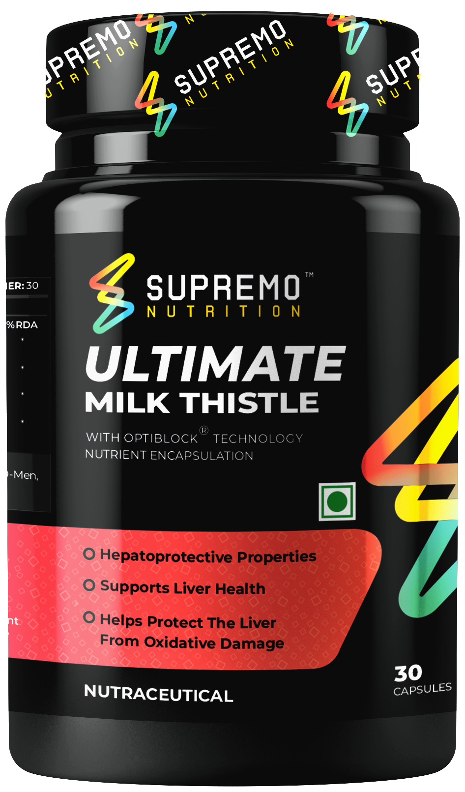 Ultimate Milk Thistle, Hepatoprotective Properties, Supports Liver Health, Helps Protect The Liver From Oxidative Damange, 30 Capsules