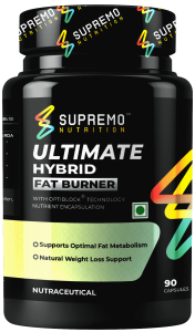 Ultimate Hybrid Fat Burner, Supports Optimal Fat Metabolism, Natural Weight Loss Support, 90 Capsules