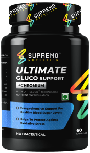 Ultimate Gluco Support (Chromium), Comprehensive Support For Healthy Blood Sugar Levels, Helps Protect Against Oxidative Stress, 60 Capsules