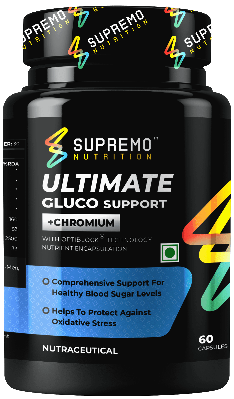 Ultimate Gluco Support Dietary Supplement Supremo Nutrition