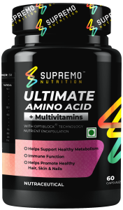 Ultimate Amino Acid + Multivitamins Helps support Healthy Metabolism, Immune Function, Helps Promote Healthy Hair, Skin & Nails, 60 Capsules