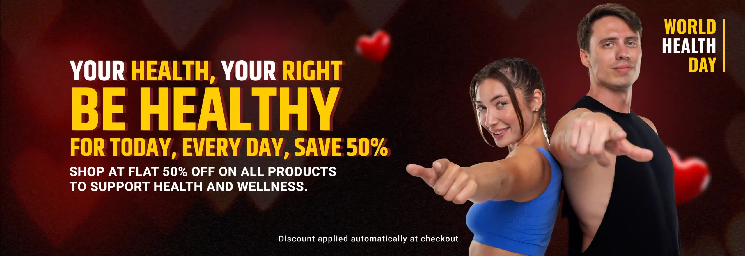 Flat 50% OFF | World Health Day 2025 Dietary Supplement Deals